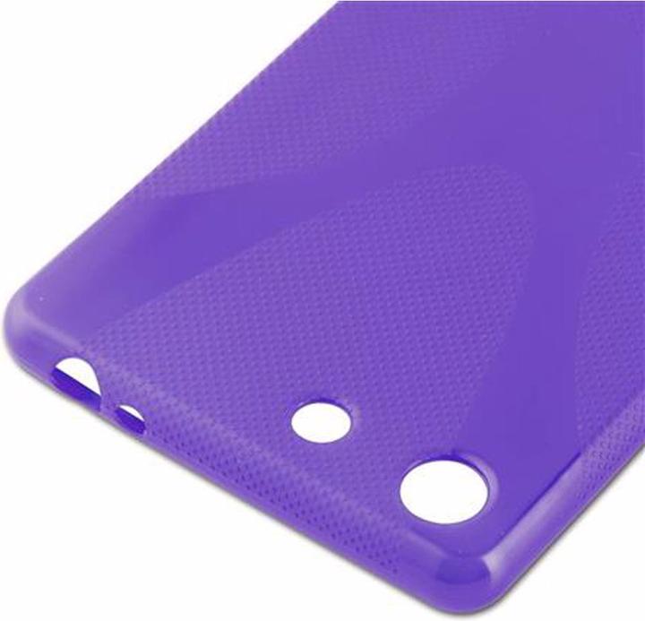 Actual product image Cadorabo TPU X-Line Cover (Sony Xperia M5)