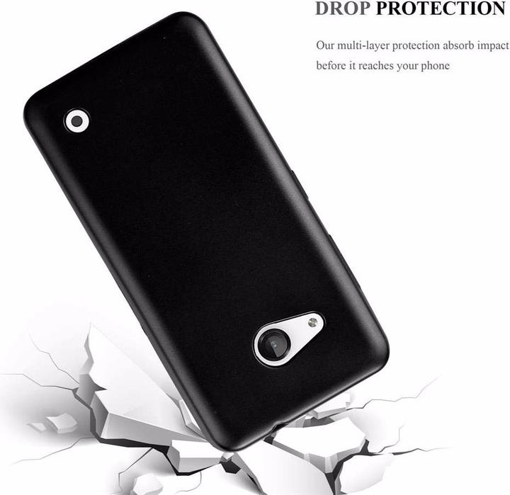 Actual product image Cadorabo TPU Matt Metallic Cover (Microsoft Lumia 550)