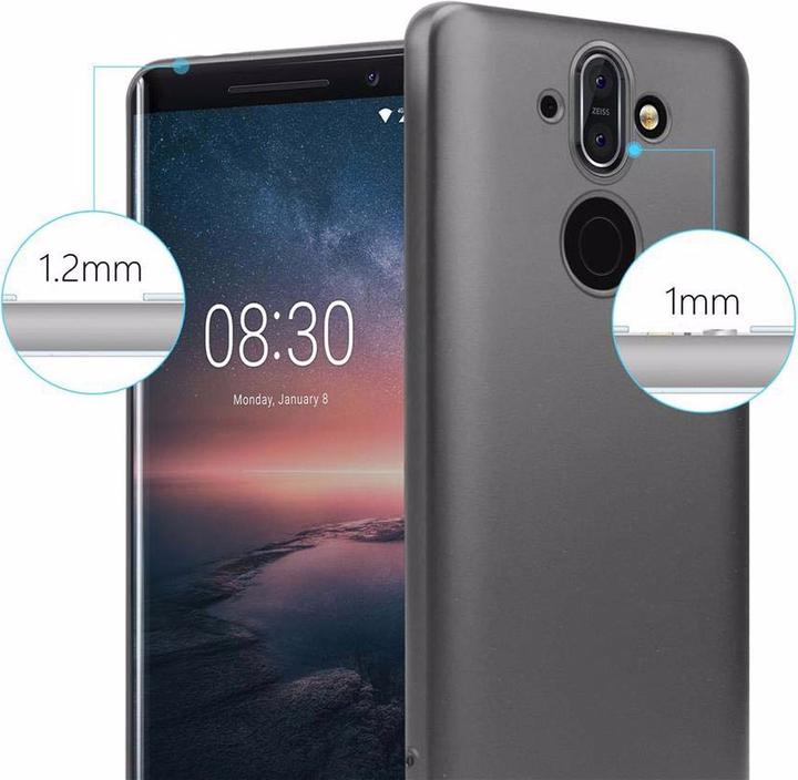 Immagine prodotto Cadorabo Copertura metallica opaca in TPU (Nokia 8 Scirocco)