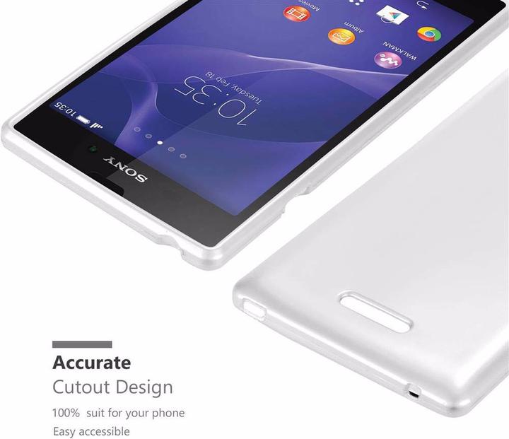 Image du produit Cadorabo Couverture métallique mate TPU (Sony Xperia T2 Ultra)