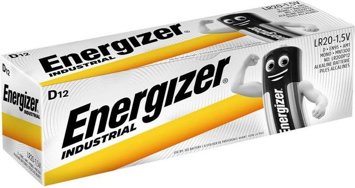 Produktbild Energizer Industrial D 1.5V (12 Stk., D, 20500 mAh)