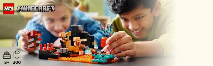 Produktbild LEGO Die Netherbastion (21185, LEGO Minecraft)