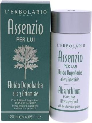 Immagine prodotto L'erbolario Absinthium for Him Fluido Dopobarba con tre specie di Artemisia (Lozione dopobarba, 120 ml)
