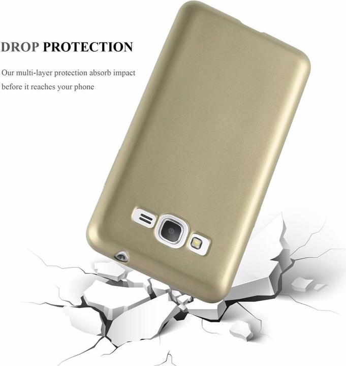 Actual product image Cadorabo TPU Matt Metallic Cover (Samsung Galaxy Grand Prime)