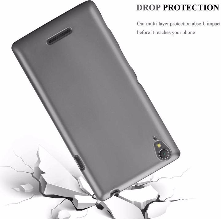Image du produit Cadorabo Couverture métallique mate TPU (Sony Xperia T2 Ultra)