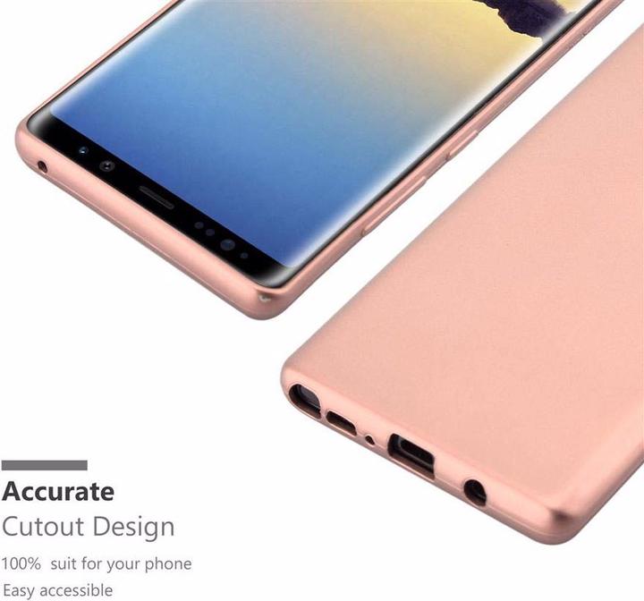 Actual product image Cadorabo TPU Matt Metallic Cover (Samsung Galaxy Note 8)