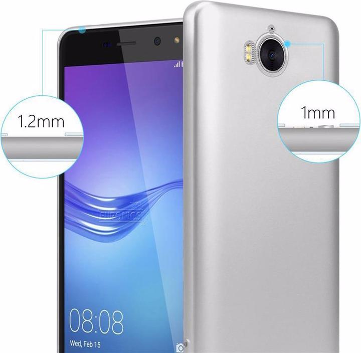 Actual product image Cadorabo TPU Matt Metallic Cover (Huawei Y6 (2017))