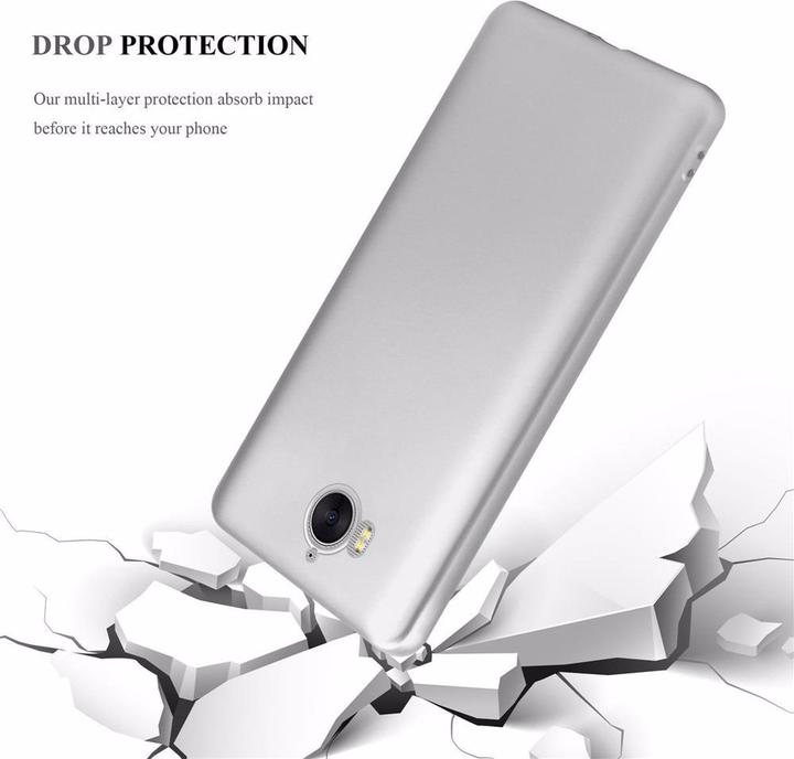 Actual product image Cadorabo TPU Matt Metallic Cover (Huawei Y6 (2017))