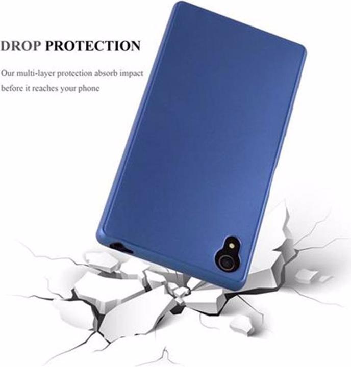 Image du produit Cadorabo Couverture métallique mate TPU (Sony Xperia Z5)