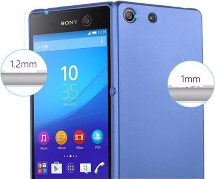 Actual product image Cadorabo TPU Matt Metallic Cover (Sony Xperia M5)