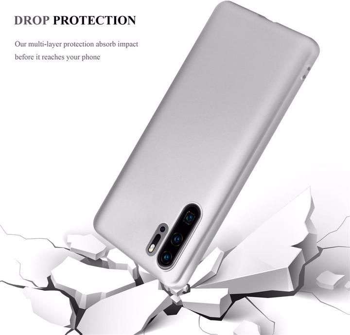 Image du produit Cadorabo Couverture métallique mate TPU (Huawei P30 Pro)