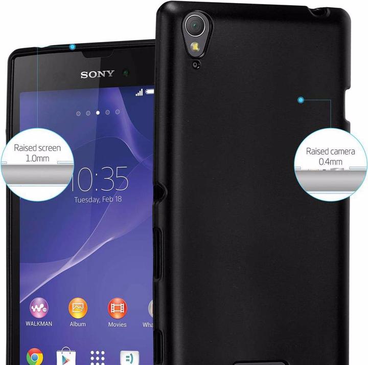 Image du produit Cadorabo Couverture métallique mate TPU (Sony Xperia T2 Ultra)