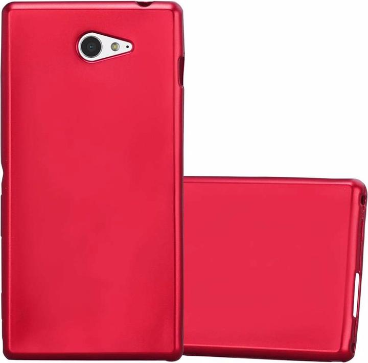 Image du produit Cadorabo Couverture métallique mate TPU (Sony Xperia M2, Sony Xperia M2 Aqua)