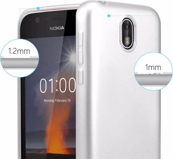 Actual product image Cadorabo TPU Matt Metallic Cover (Nokia 1)