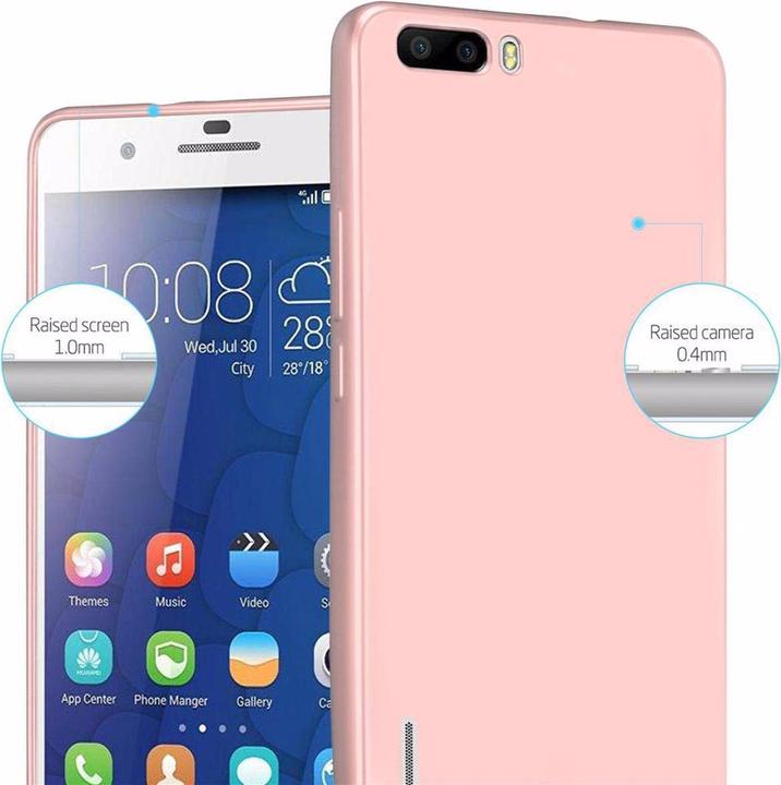 Actual product image Cadorabo TPU Matt Metallic Cover (Fee 6 Plus)