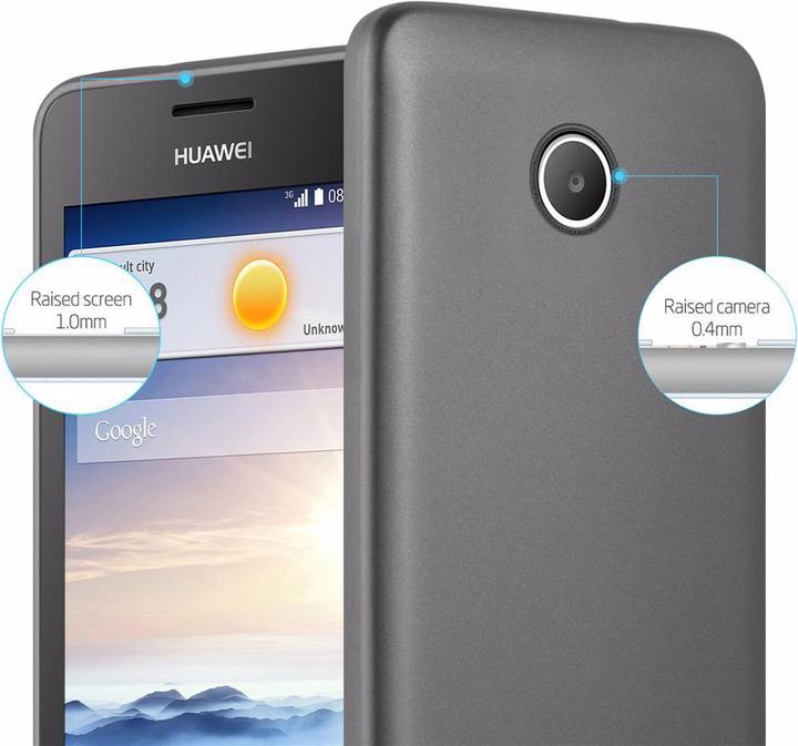 Produktbild Cadorabo TPU Matt Metallic Cover (Huawei Ascend Y330)