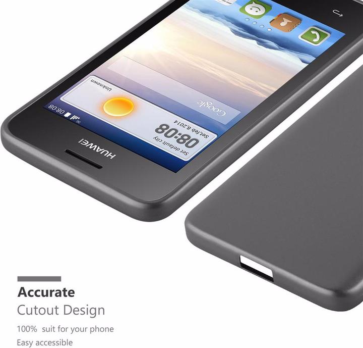 Produktbild Cadorabo TPU Matt Metallic Cover (Huawei Ascend Y330)