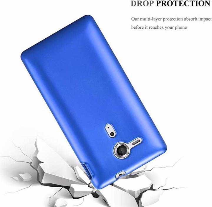 Image du produit Cadorabo Couverture métallique mate TPU (Sony Xperia SP)