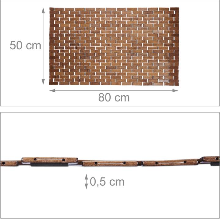 Immagine prodotto Relaxdays Tappetino (80 x 50 x 0,5 cm)