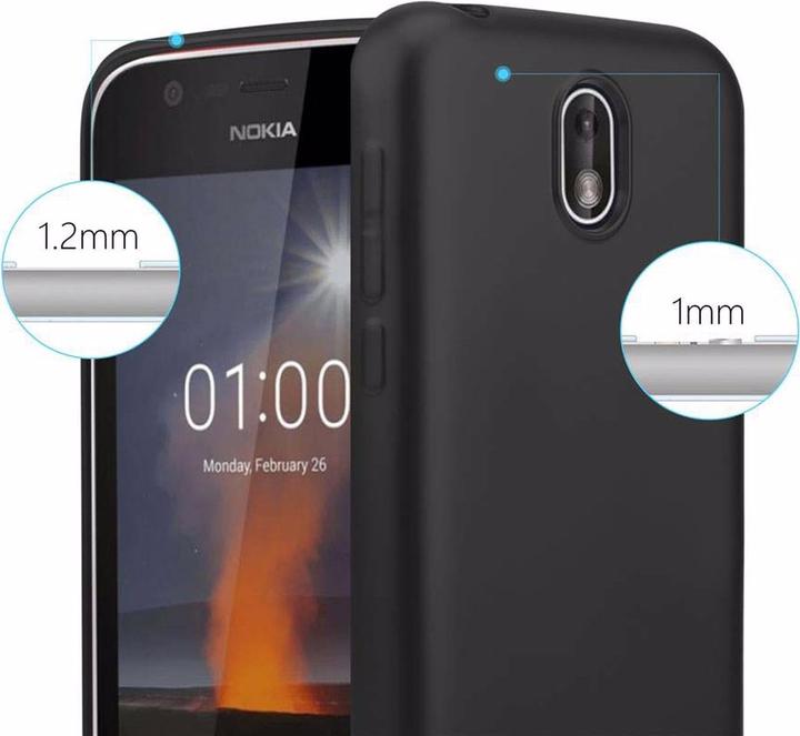 Image du produit Cadorabo Couverture métallique mate TPU (Nokia 1)