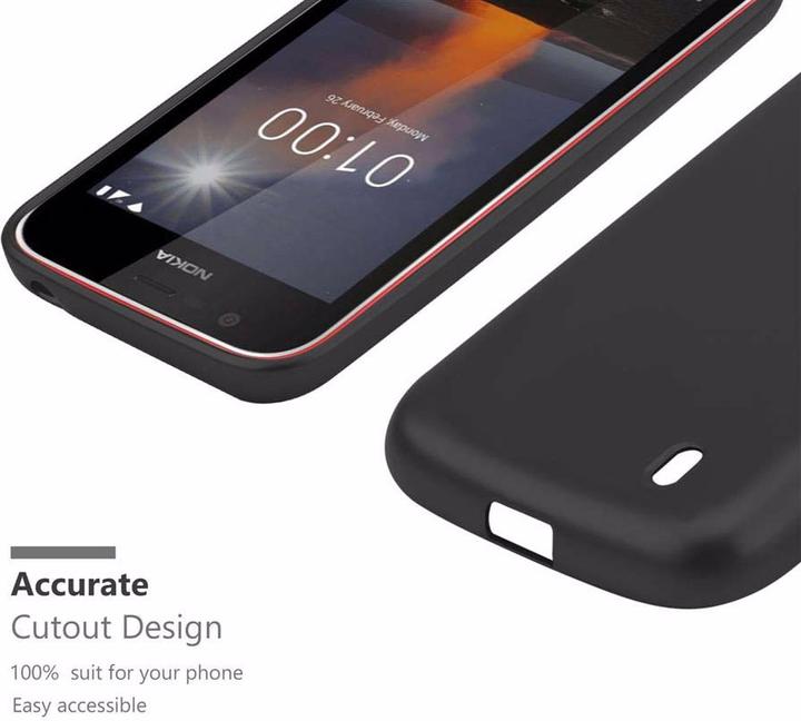 Image du produit Cadorabo Couverture métallique mate TPU (Nokia 1)