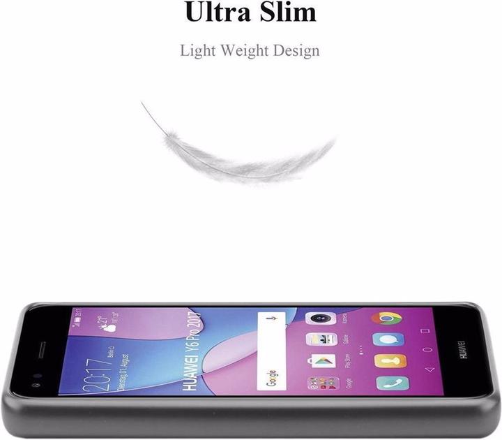 Actual product image Cadorabo TPU Matt Metallic Cover (Huawei Y6 Pro (2017))