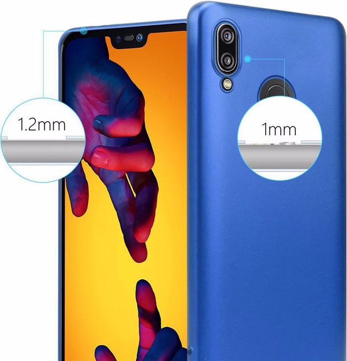 Image du produit Cadorabo Couverture métallique mate TPU (Huawei P20 Lite)