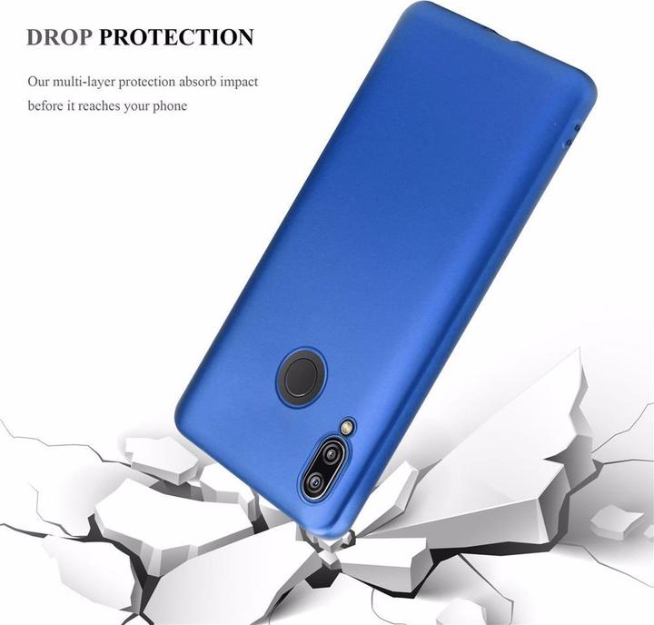 Image du produit Cadorabo Couverture métallique mate TPU (Huawei P20 Lite)