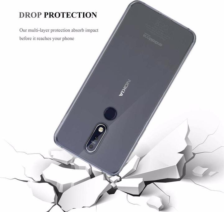 Actual product image Cadorabo TPU Ultra Slim AIR Cover (Nokia 7.1)