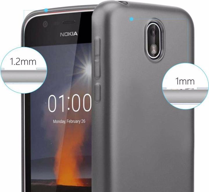 Actual product image Cadorabo TPU Matt Metallic Cover (Nokia 1)