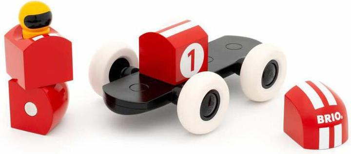 Image du produit Ravensburger BRIO - 30435 Voiture de course en briques magnétiques | Voiture-jouet pour enfants de 12 mois et