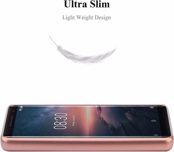 Image du produit Cadorabo Couverture métallique mate TPU (Nokia 8 Sirocco)