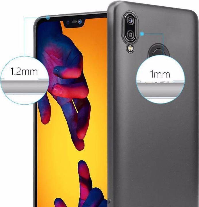 Actual product image Cadorabo TPU Matt Metallic Cover (Huawei P20 Lite)