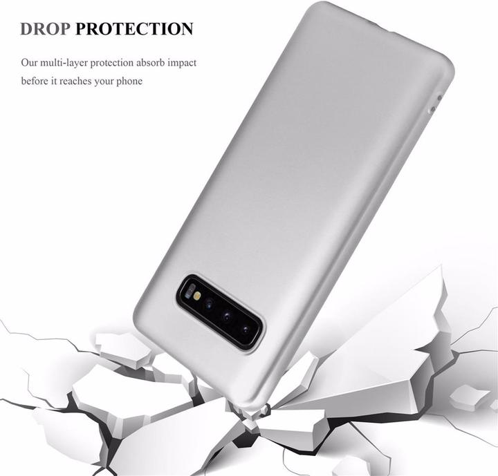 Actual product image Cadorabo TPU Matt Metallic Cover (Samsung Galaxy S10)
