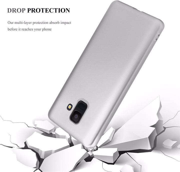 Actual product image Cadorabo TPU Matt Metallic Cover (Samsung Galaxy J6 (2018))
