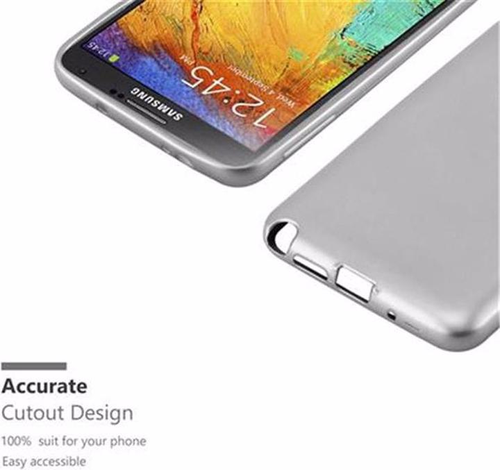 Actual product image Cadorabo TPU Matt Metallic Cover (Samsung Galaxy Note 3)