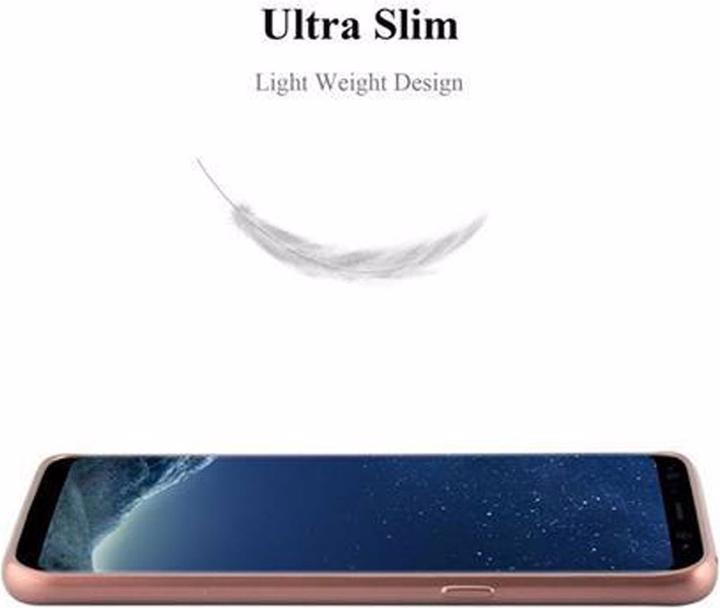 Actual product image Cadorabo TPU Matt Metallic Cover (Samsung Galaxy S8+)