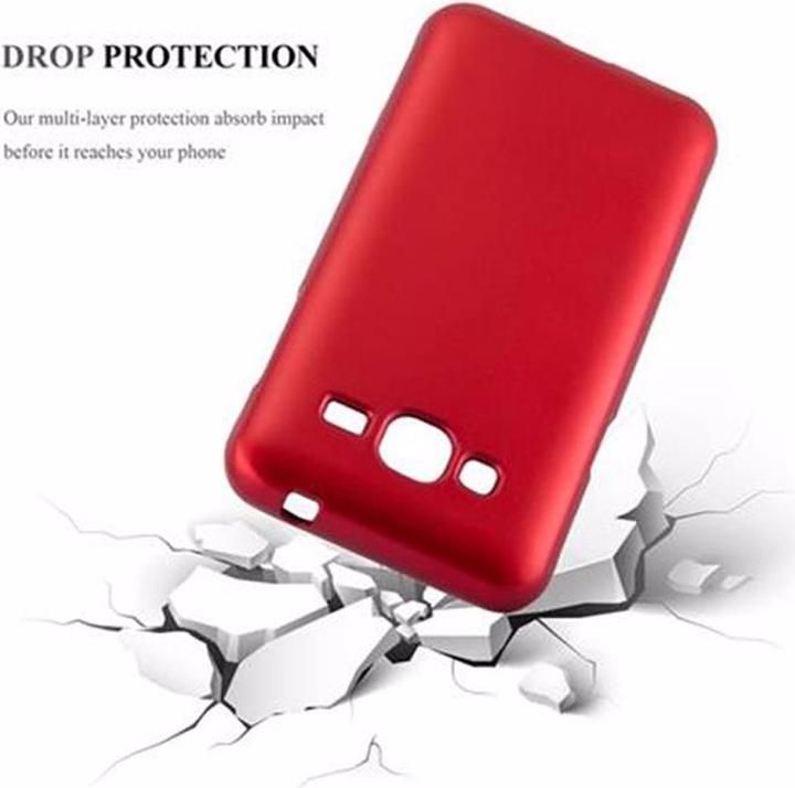 Produktbild Cadorabo TPU Matt Metallic Cover (Samsung Galaxy J3 (2016))