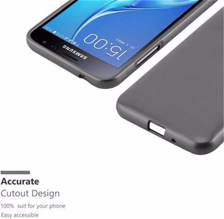 Image du produit Cadorabo Couverture métallique mate TPU (Samsung Galaxy J3 (2016))