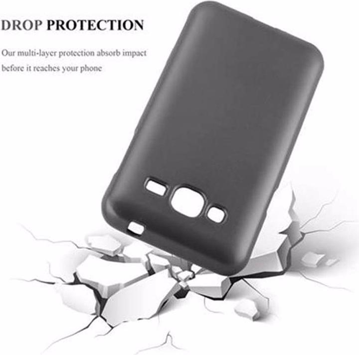 Image du produit Cadorabo Couverture métallique mate TPU (Samsung Galaxy J3 (2016))