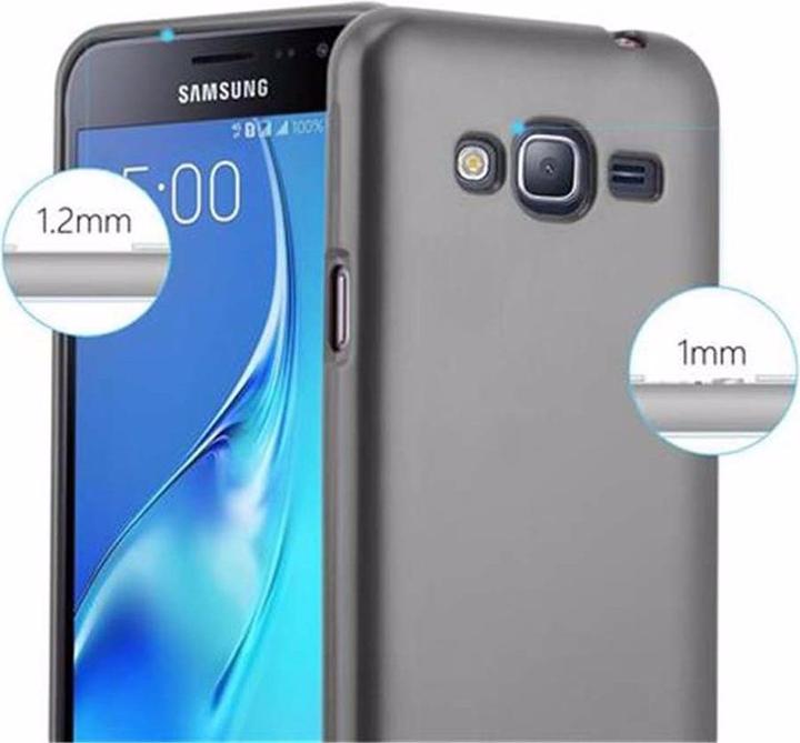 Image du produit Cadorabo Couverture métallique mate TPU (Samsung Galaxy J3 (2016))