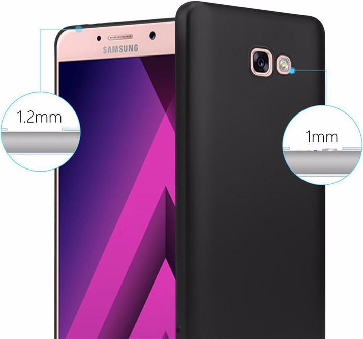 Actual product image Cadorabo TPU Matt Metallic Cover (Samsung Galaxy A7 (2017))