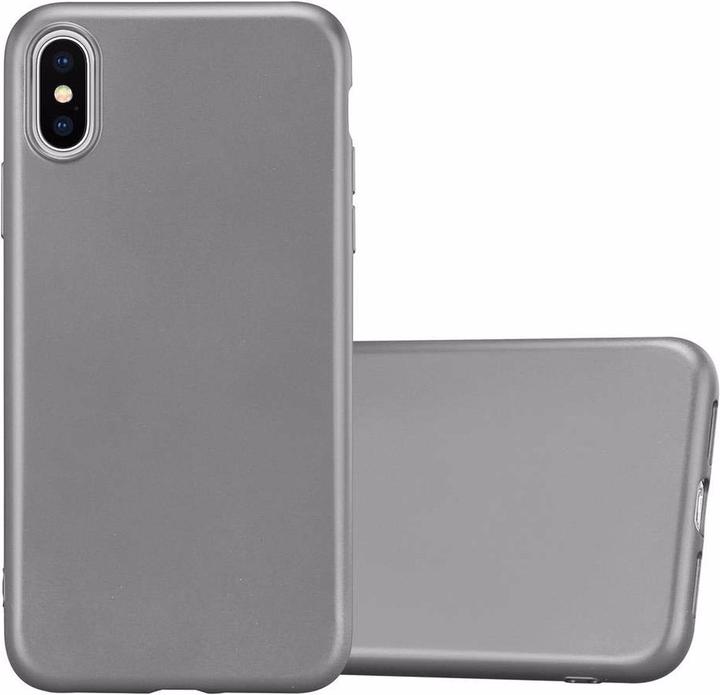 Actual product image Cadorabo TPU Matt Metallic Cover (Apple iPhone XS Max)
