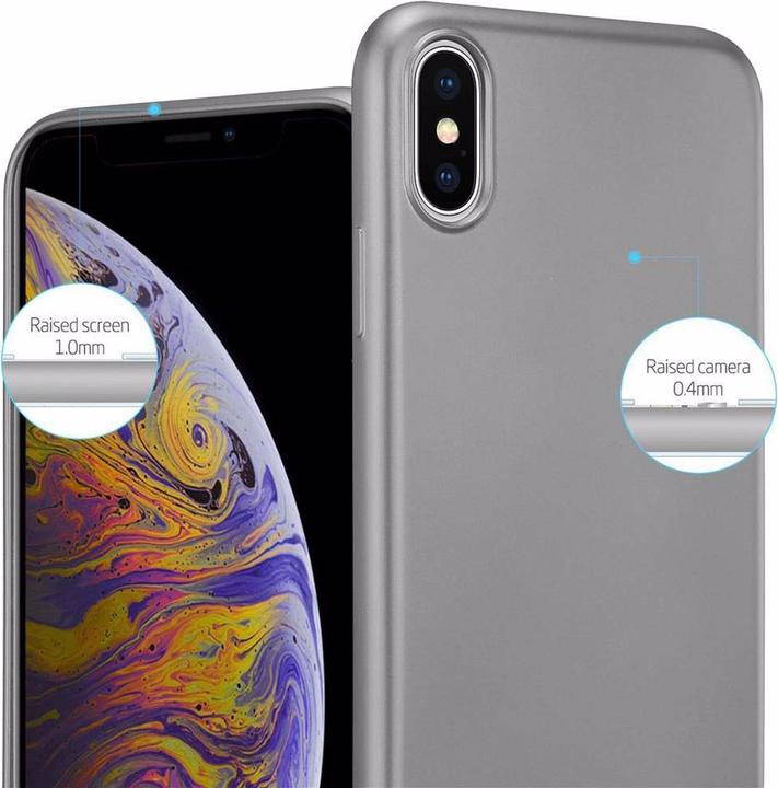 Actual product image Cadorabo TPU Matt Metallic Cover (Apple iPhone XS Max)