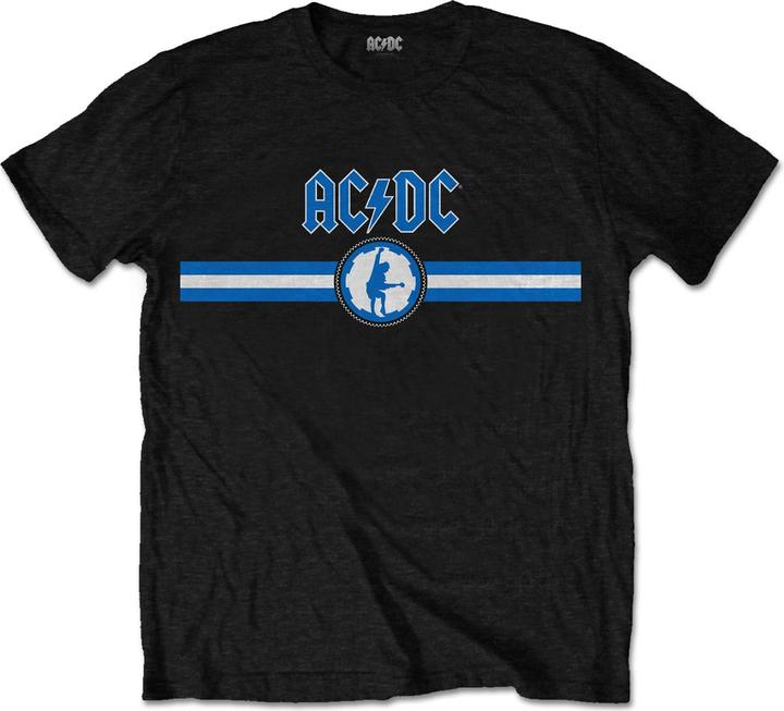 Actual product image AC/DC Blue Logo & Stripe (L)