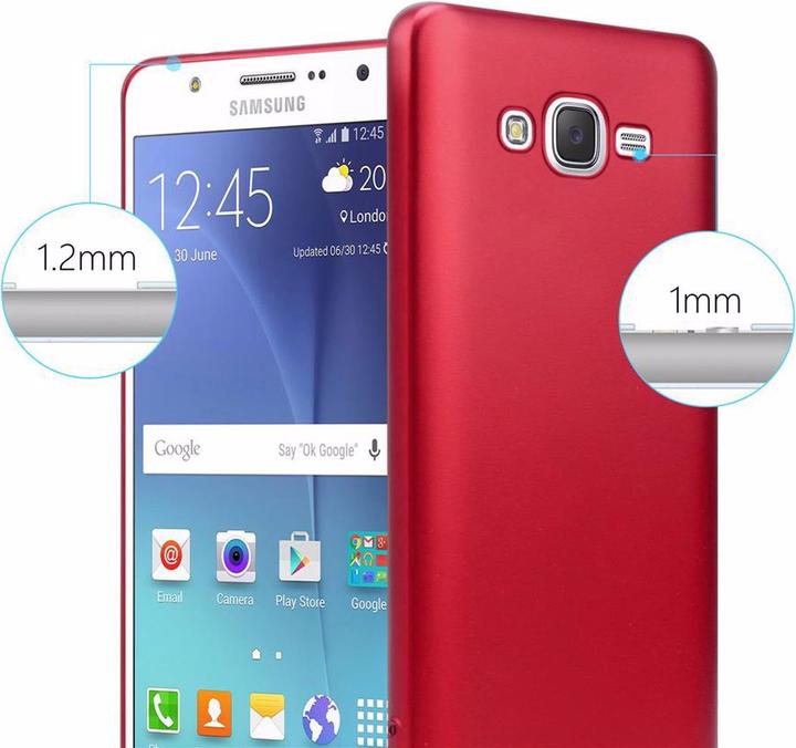 Produktbild Cadorabo TPU Matt Metallic Cover (Samsung Galaxy J7)