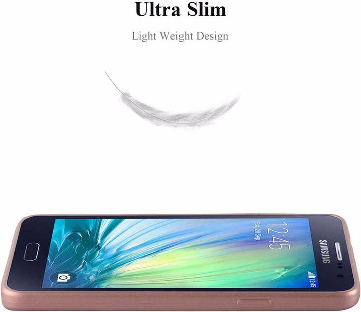Image du produit Cadorabo Couverture métallique mate TPU (Samsung Galaxy A3)