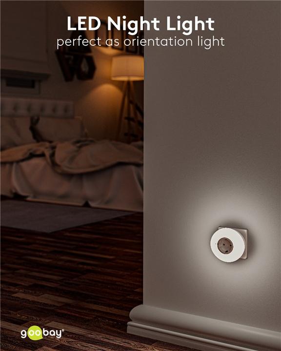 Produktbild Goobay LED-Nachtlicht für die Steckdose