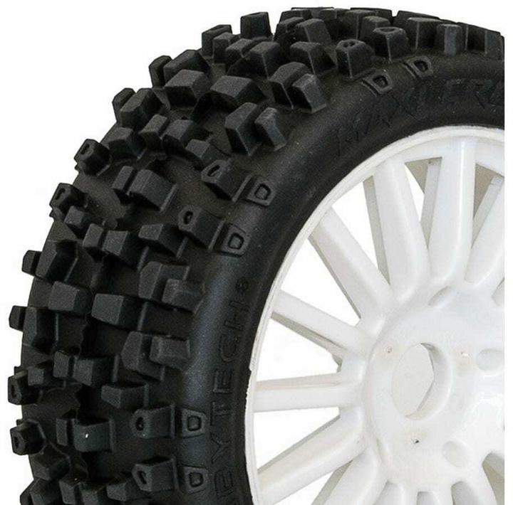 Immagine prodotto Hobbytech Ruote complete MAXI CROSS Buggy bianco, 1:8, misura cerchio