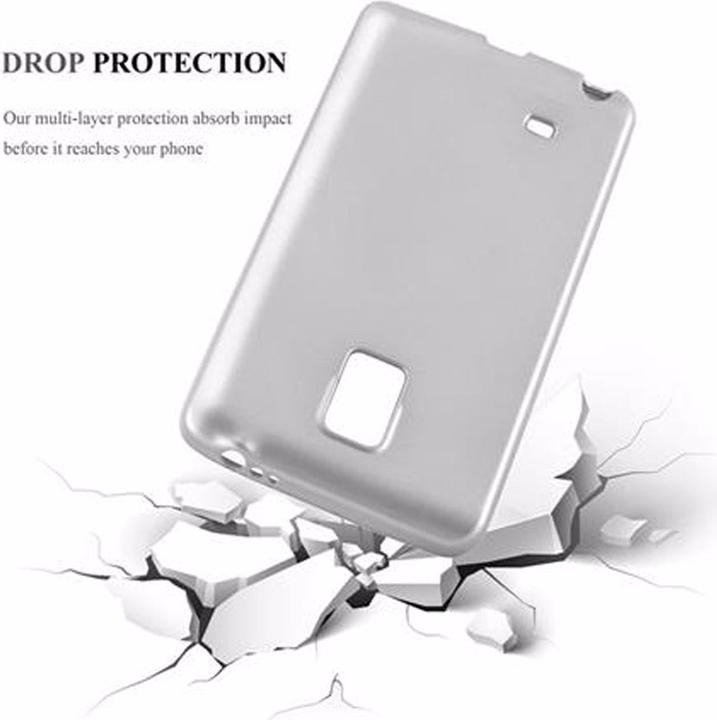 Actual product image Cadorabo TPU Matt Metallic Cover (Samsung Galaxy Note Edge)